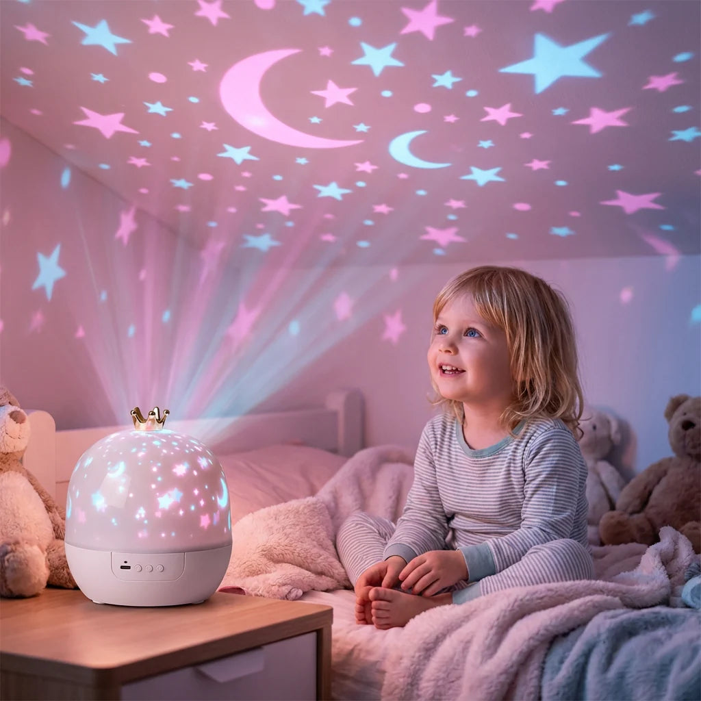 Night Light & Projector Starry Sky & Ocean Dimmable