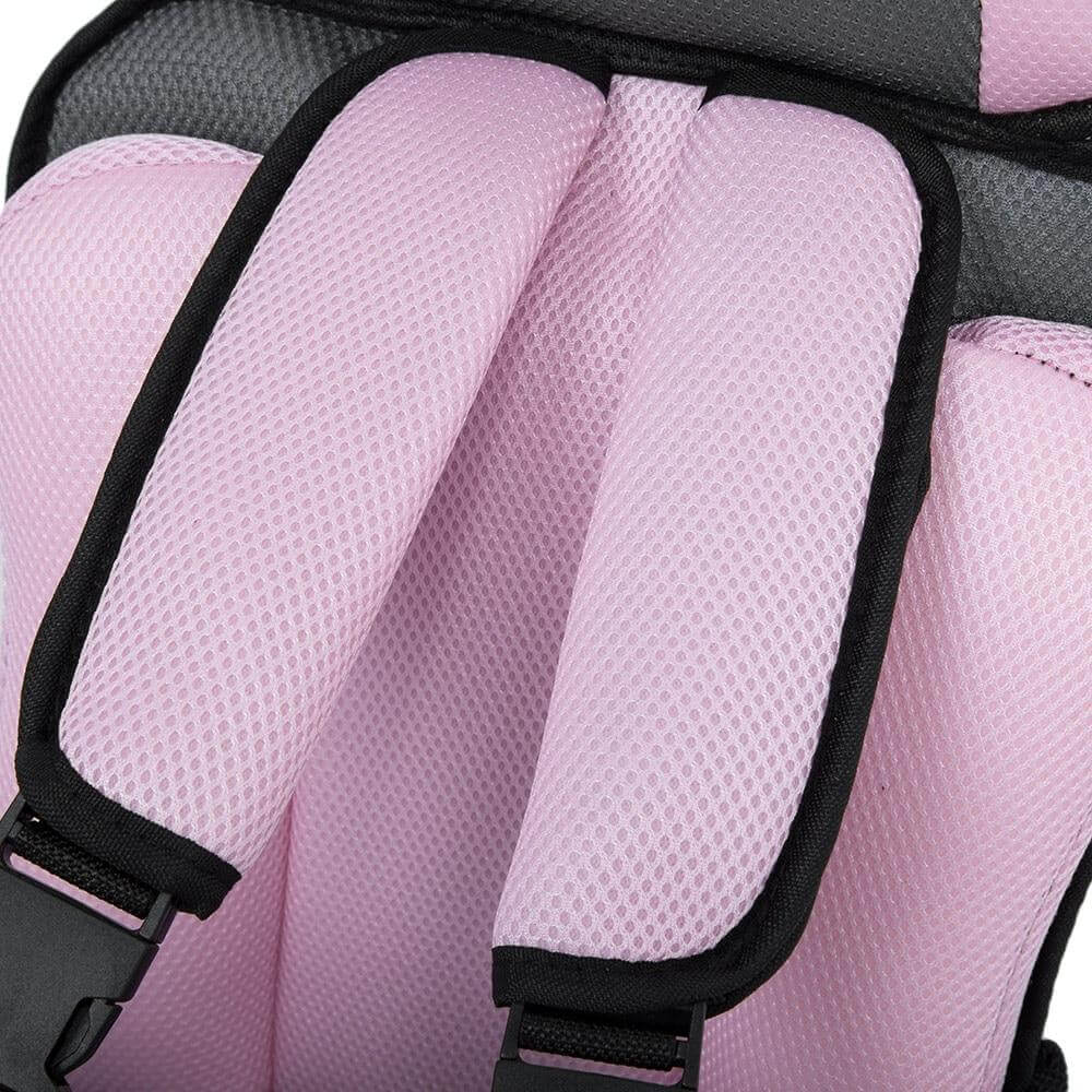 Portable Child Car Seat Lightweight Breathable Mesh & Five-Point Harness