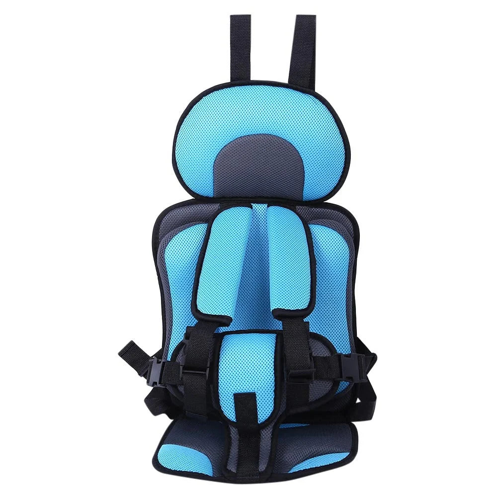 Portable Child Car Seat Lightweight Breathable Mesh & Five-Point Harness