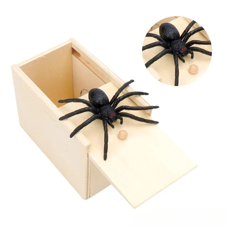 Prank Box Wooden Hidden Spring Resettable