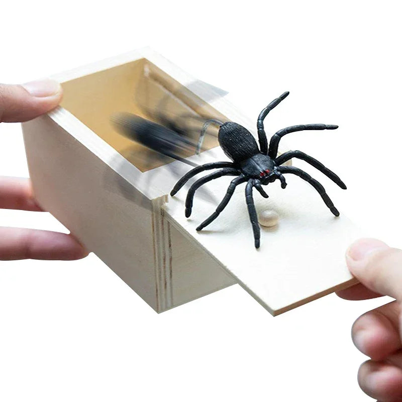 Prank Box Wooden Hidden Spring Resettable
