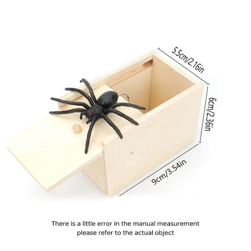 Prank Box Wooden Hidden Spring Resettable