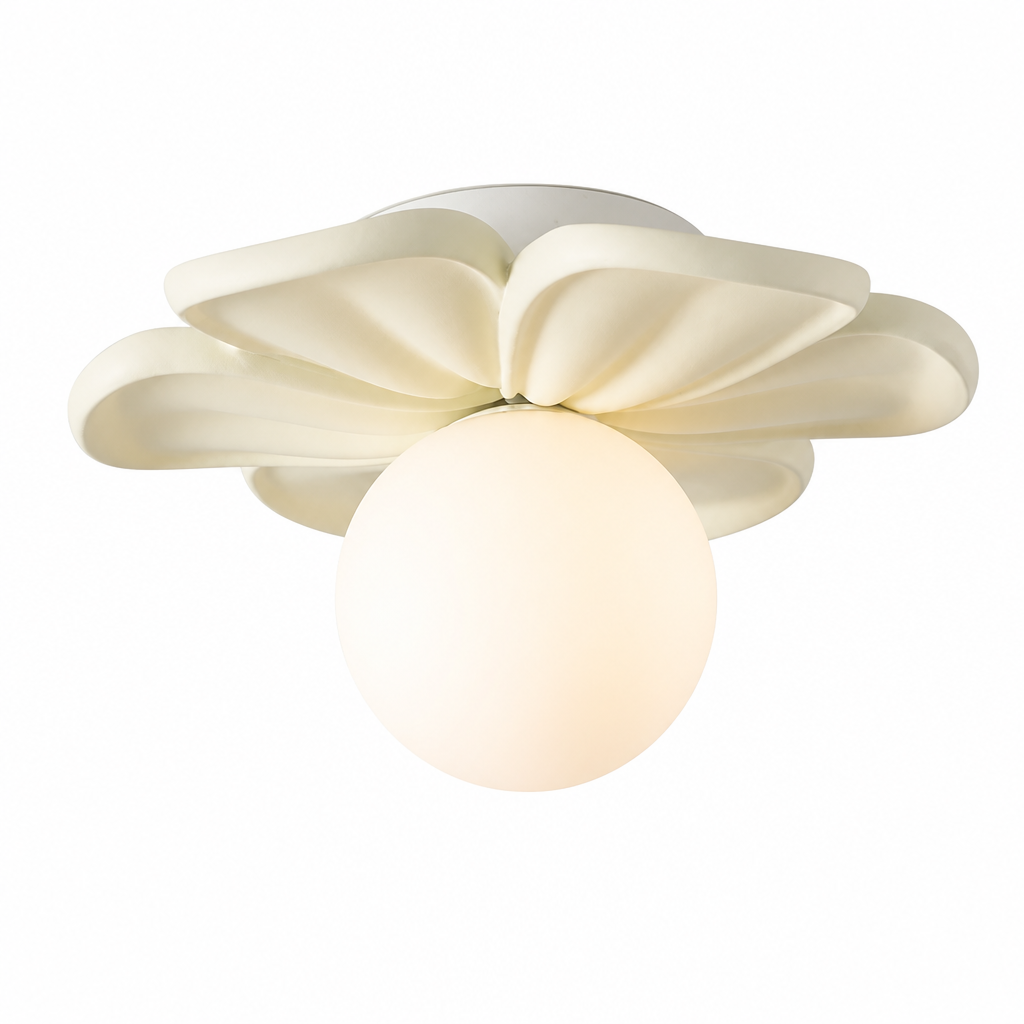 Resin Floral Ceiling Light