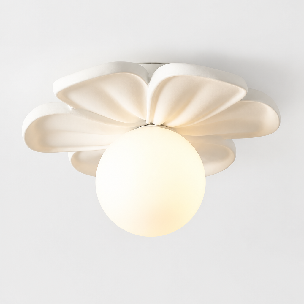 Resin Floral Ceiling Light