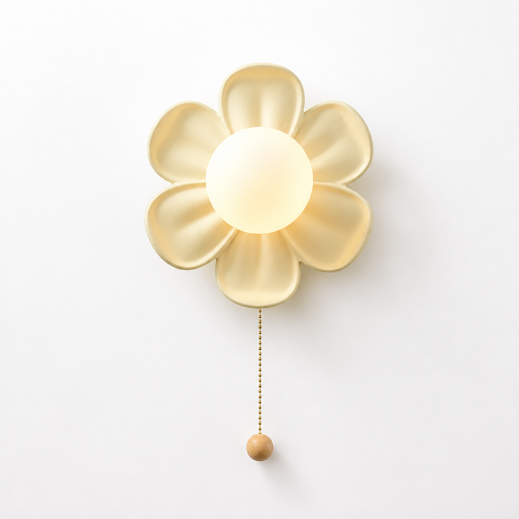 Resin Floral Ceiling Light