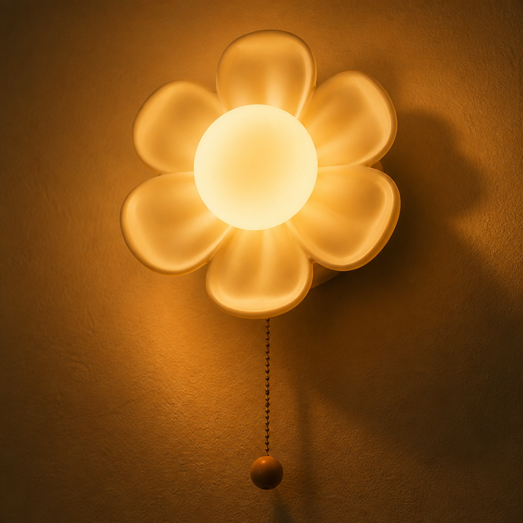 Resin Floral Ceiling Light