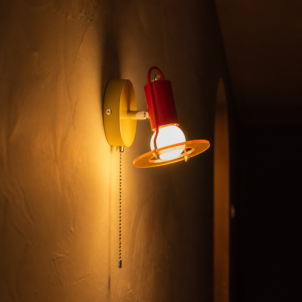 Retro Acrylic LED Color-Changing Wall Sconce