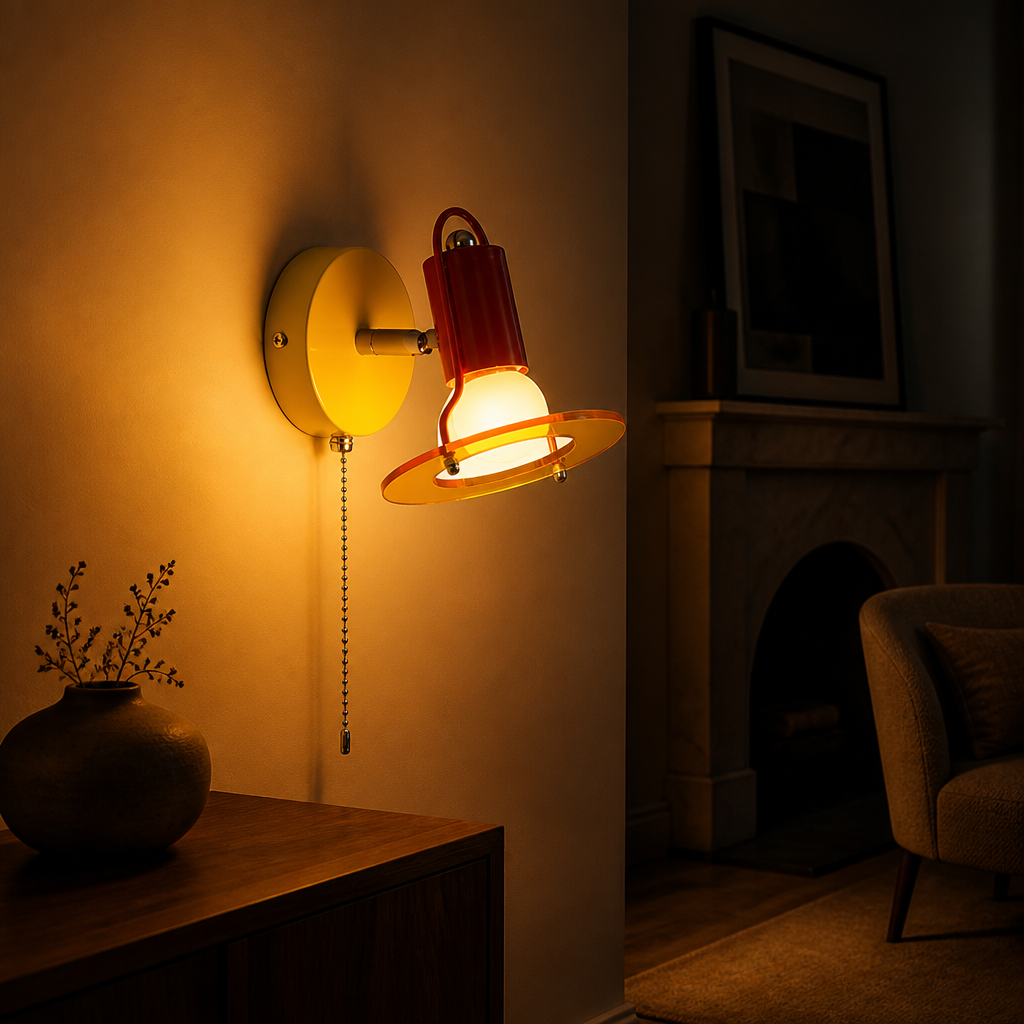 Retro Acrylic LED Color-Changing Wall Sconce