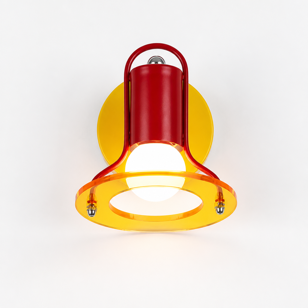 Retro Acrylic LED Color-Changing Wall Sconce