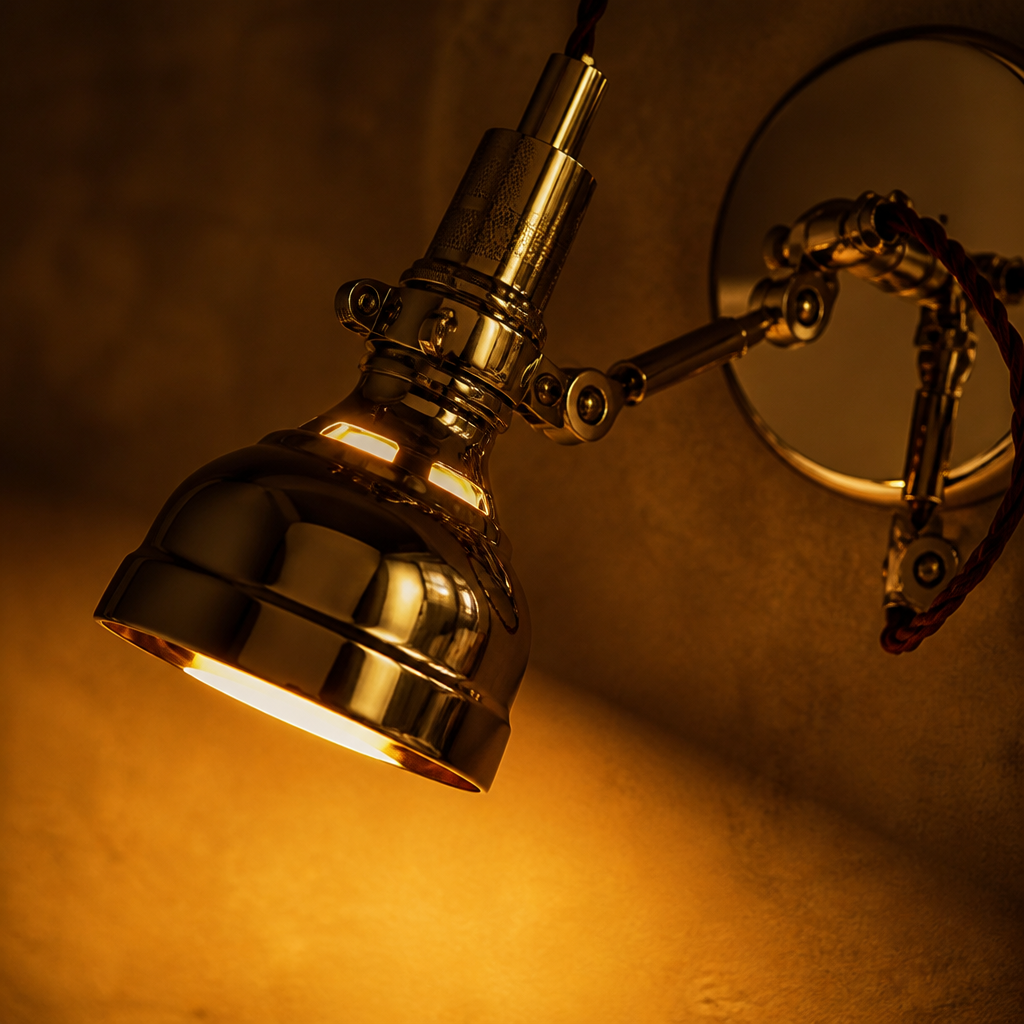 Retro Chrome Wall Sconce