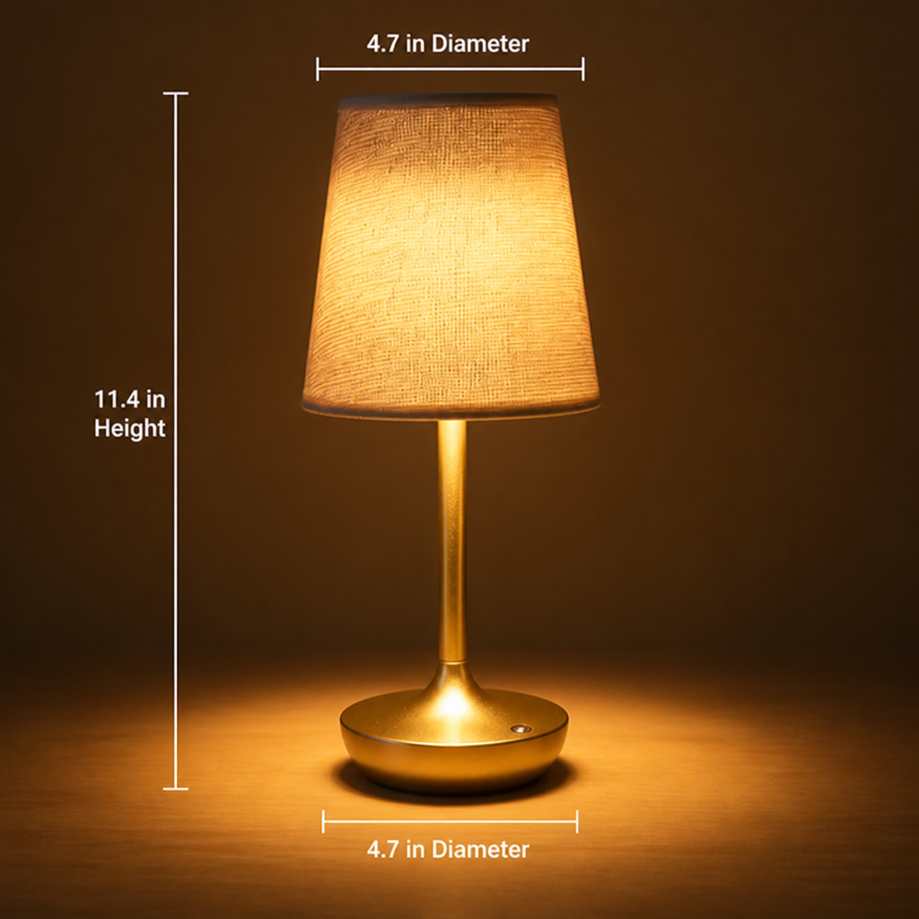 Retro Fabric LED Table Lamp