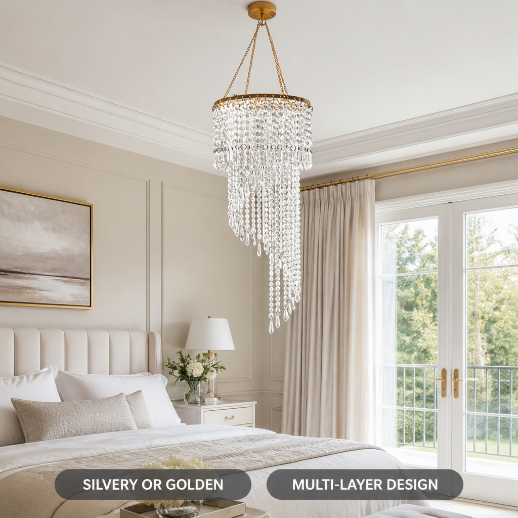 Retro Golden Waterdrop String Lights