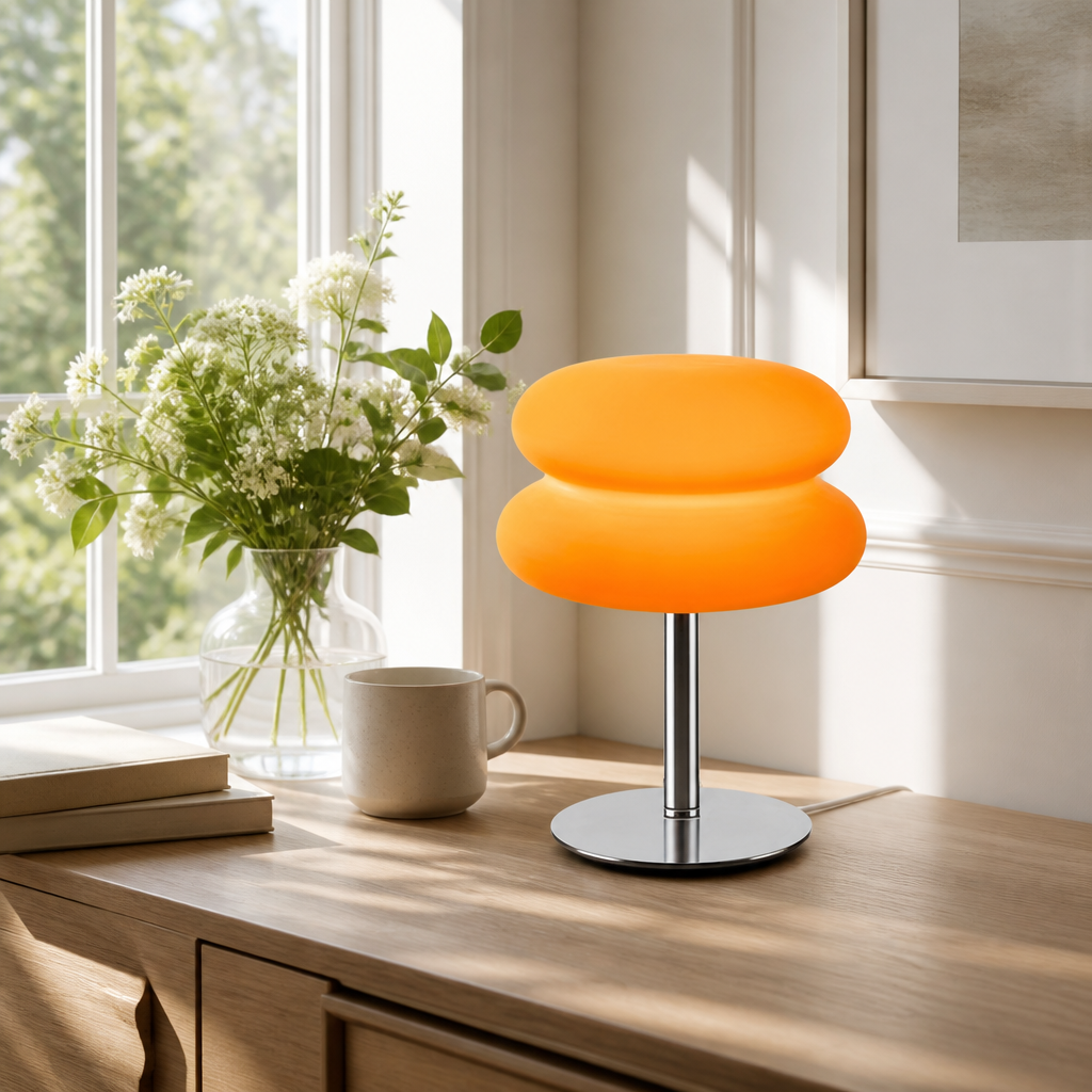 Retro LED Mushroom Desk Lamp