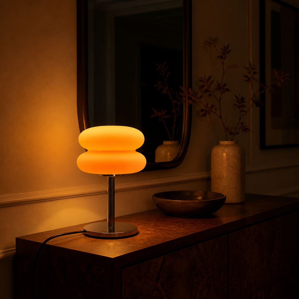 Retro LED Mushroom Desk Lamp