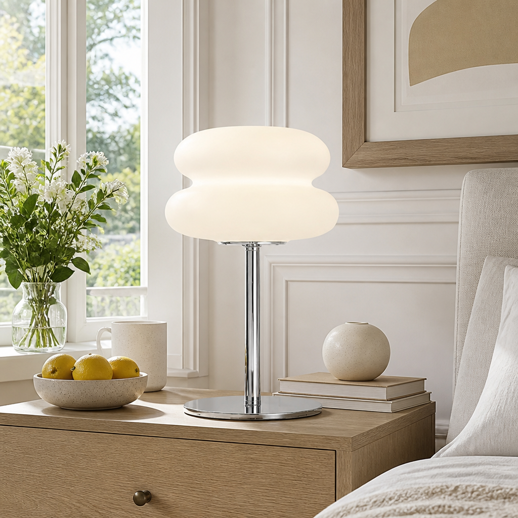 Retro LED Mushroom Desk Lamp