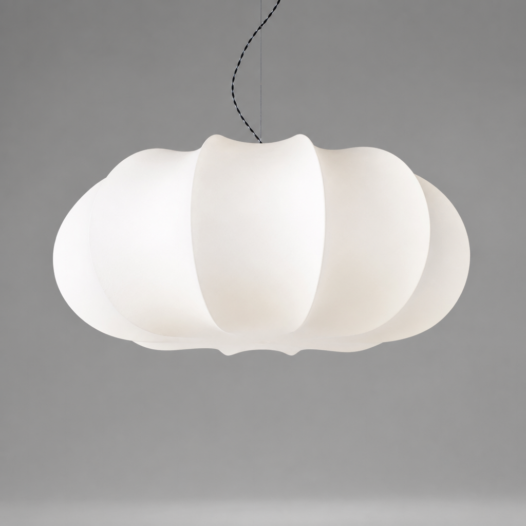 Retro Silk Pendant Light