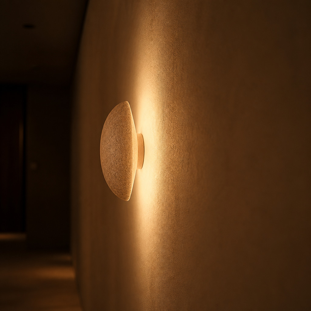 Retro Stone LED Wall Sconce