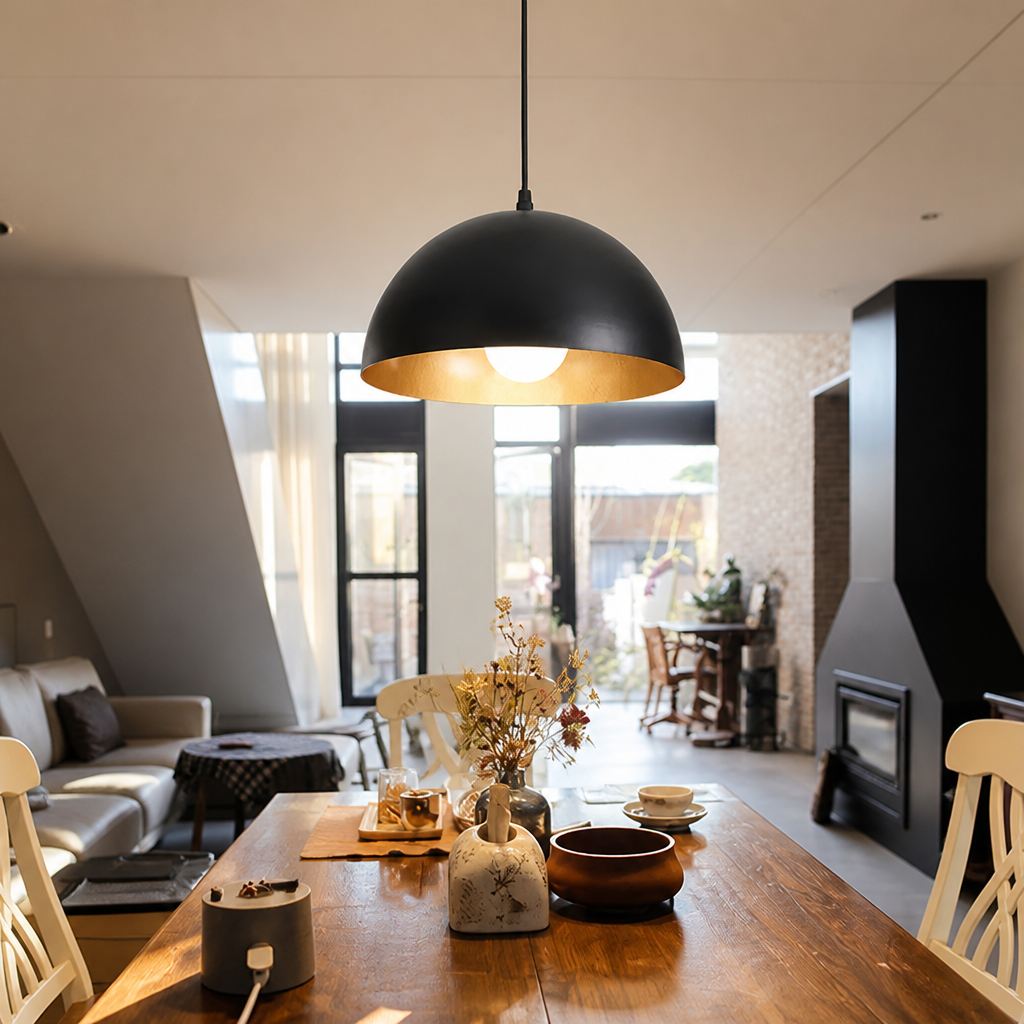 Rustic Iron Pendant Light