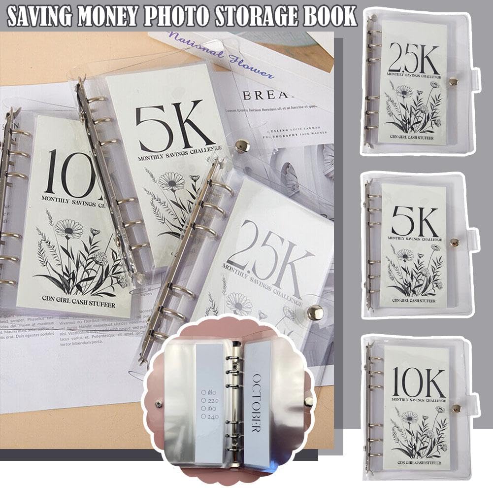 Savings Binder Six-Ring 12-Month Waterproof & Scratch-Resistant