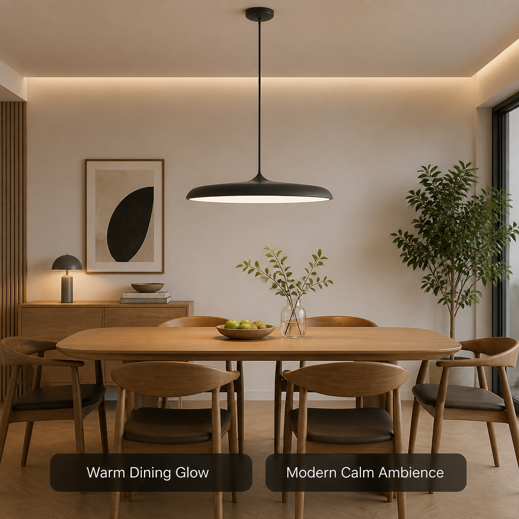 Scandinavian Aluminum LED UFO Pendant Light