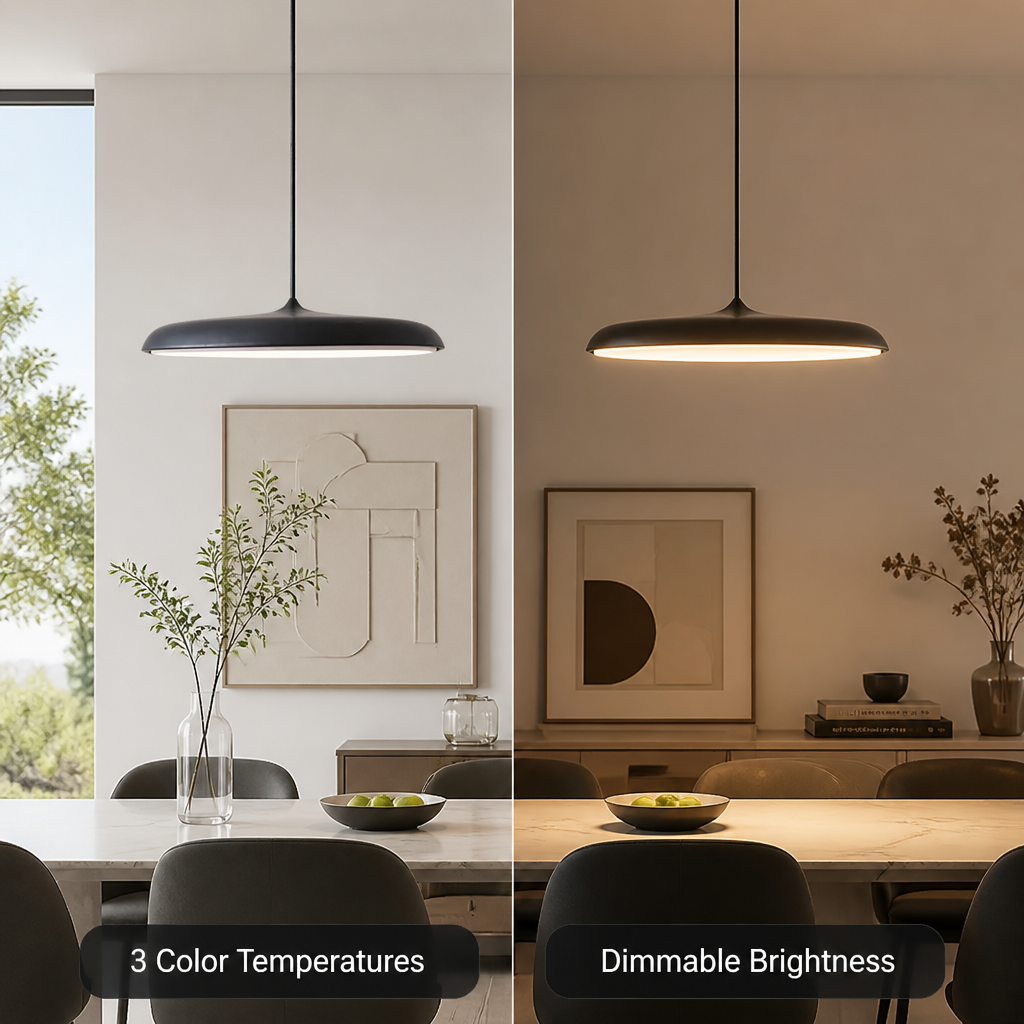 Scandinavian Aluminum LED UFO Pendant Light