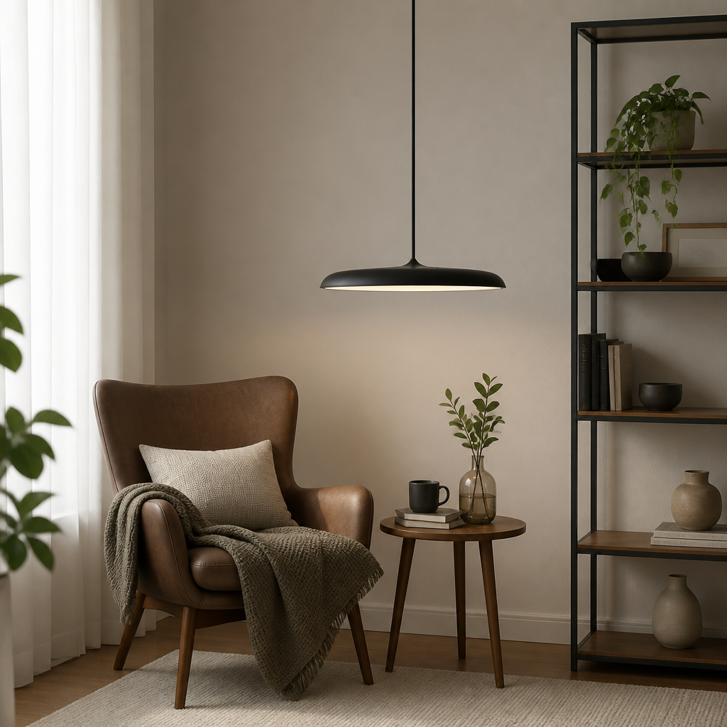 Scandinavian Aluminum LED UFO Pendant Light