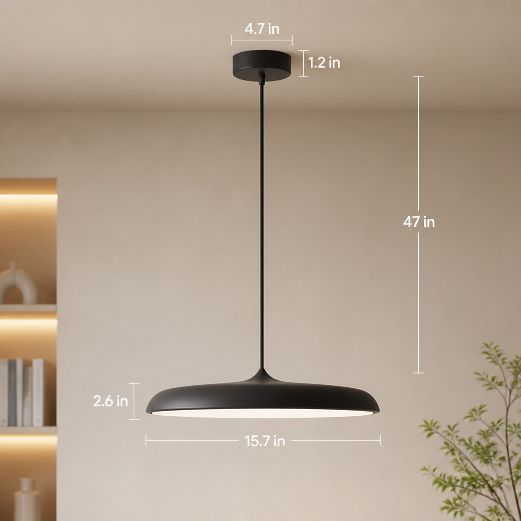 Scandinavian Aluminum LED UFO Pendant Light