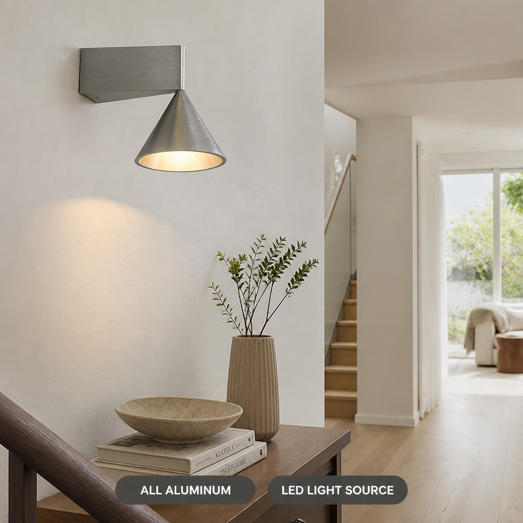 Scandinavian Aluminum LED Wall Sconce