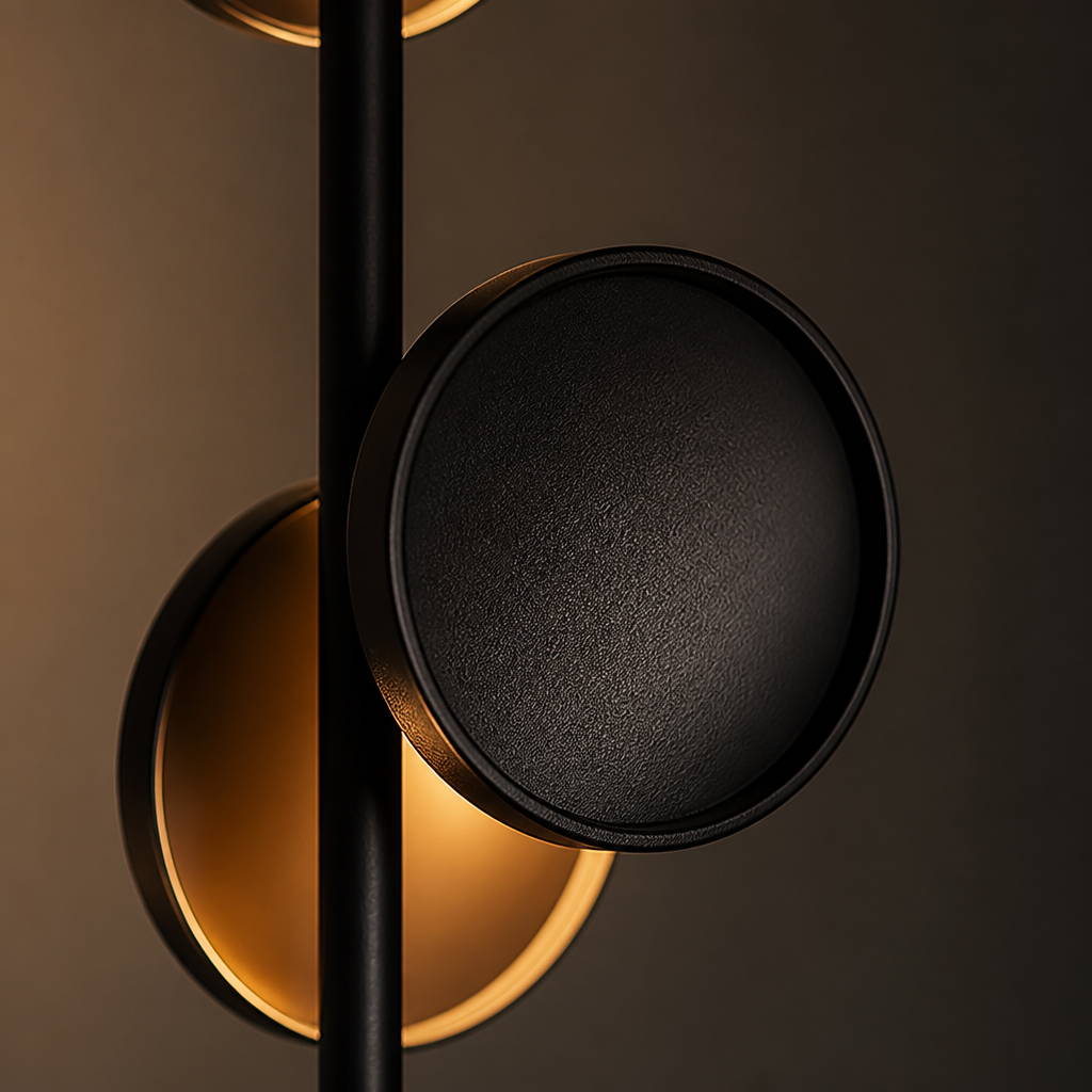 Scandinavian Black Floor Lamp