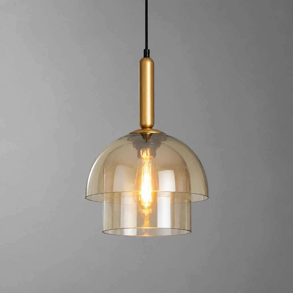 Scandinavian Champagne Glass Layered Pendant Light