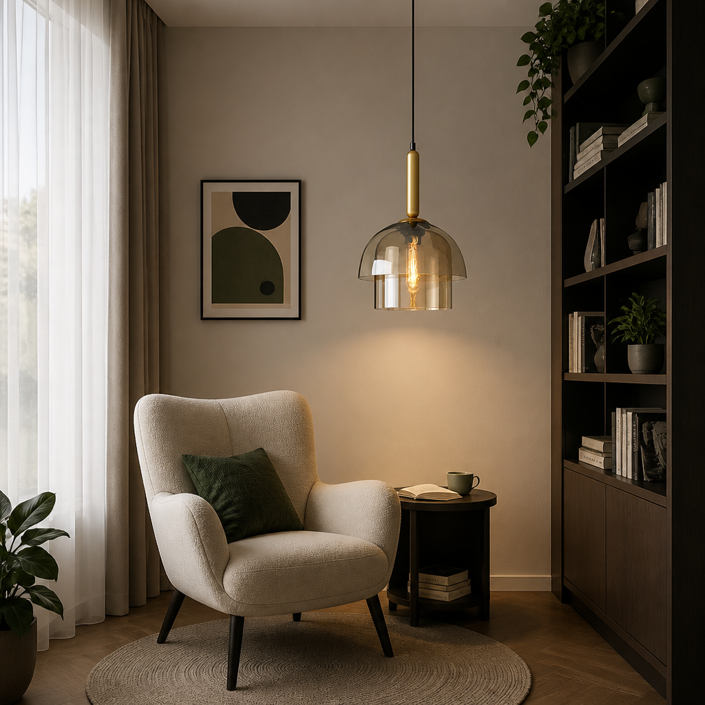 Scandinavian Champagne Glass Layered Pendant Light