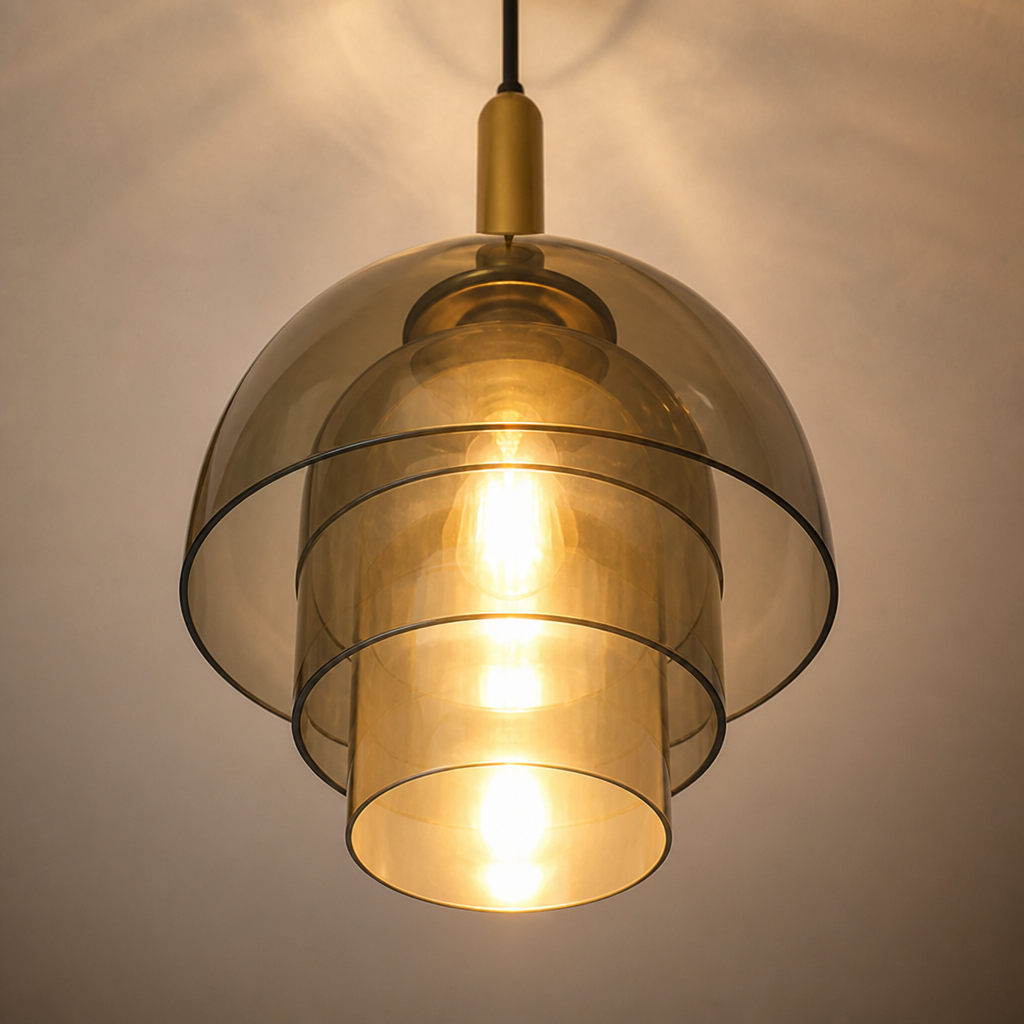 Scandinavian Champagne Glass Layered Pendant Light