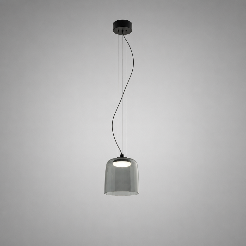 Scandinavian Colored Glass LED Pendant Light