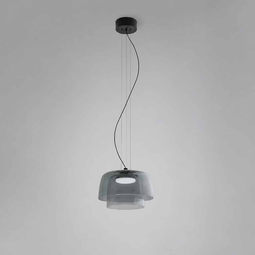 Scandinavian Colored Glass LED Pendant Light