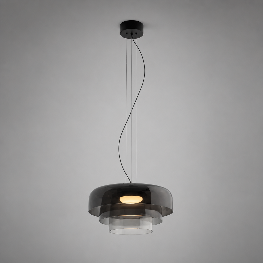 Scandinavian Colored Glass LED Pendant Light
