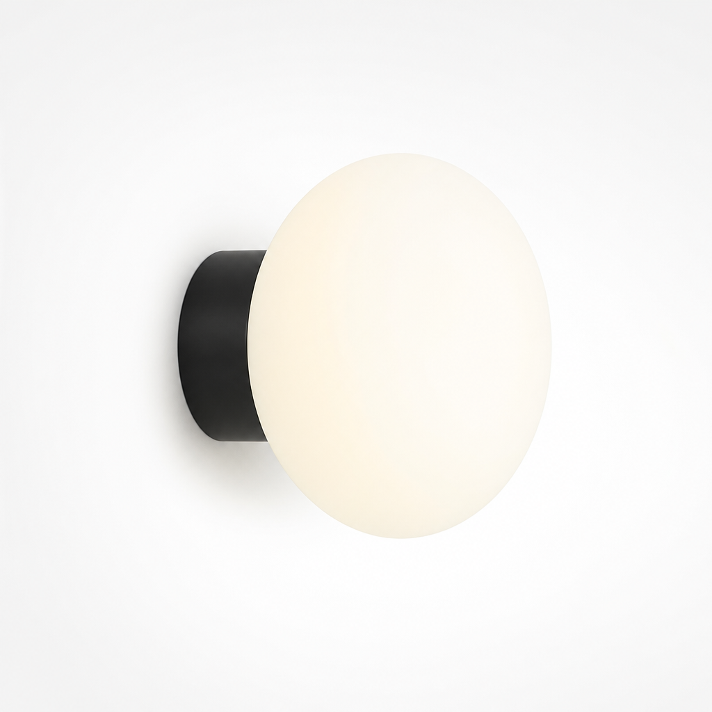 Scandinavian Copper LED Globe Wall Sconce