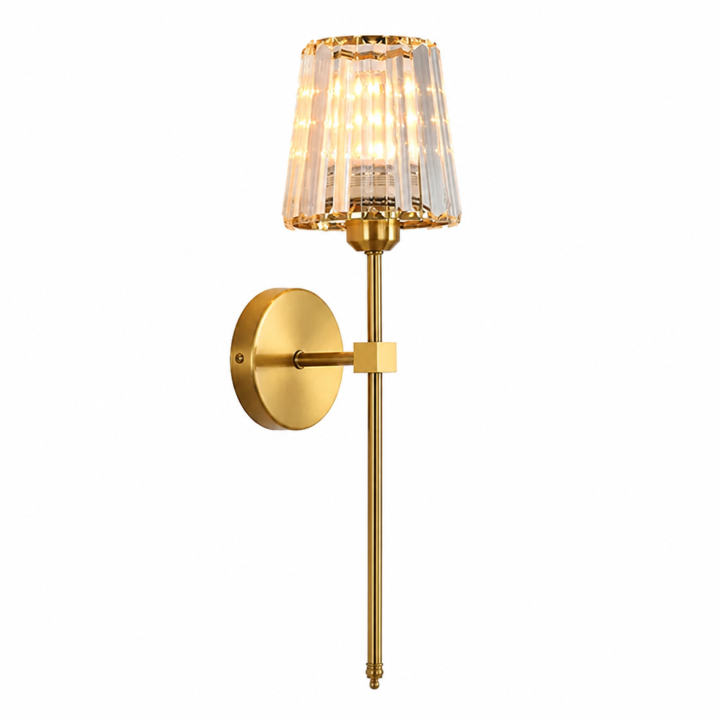 Scandinavian Crystal Glass LED Wall Sconce