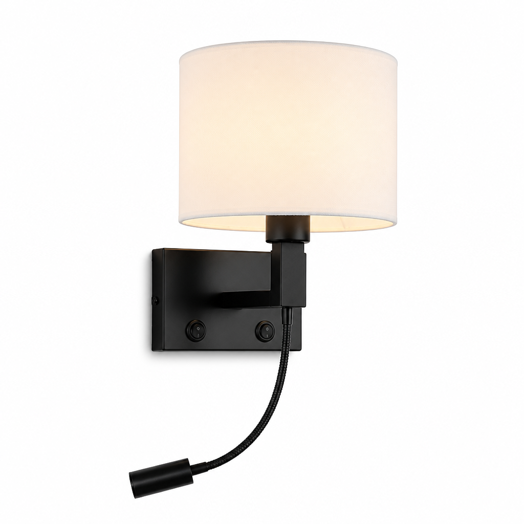 Scandinavian Fabric Adjustable Wall Sconce
