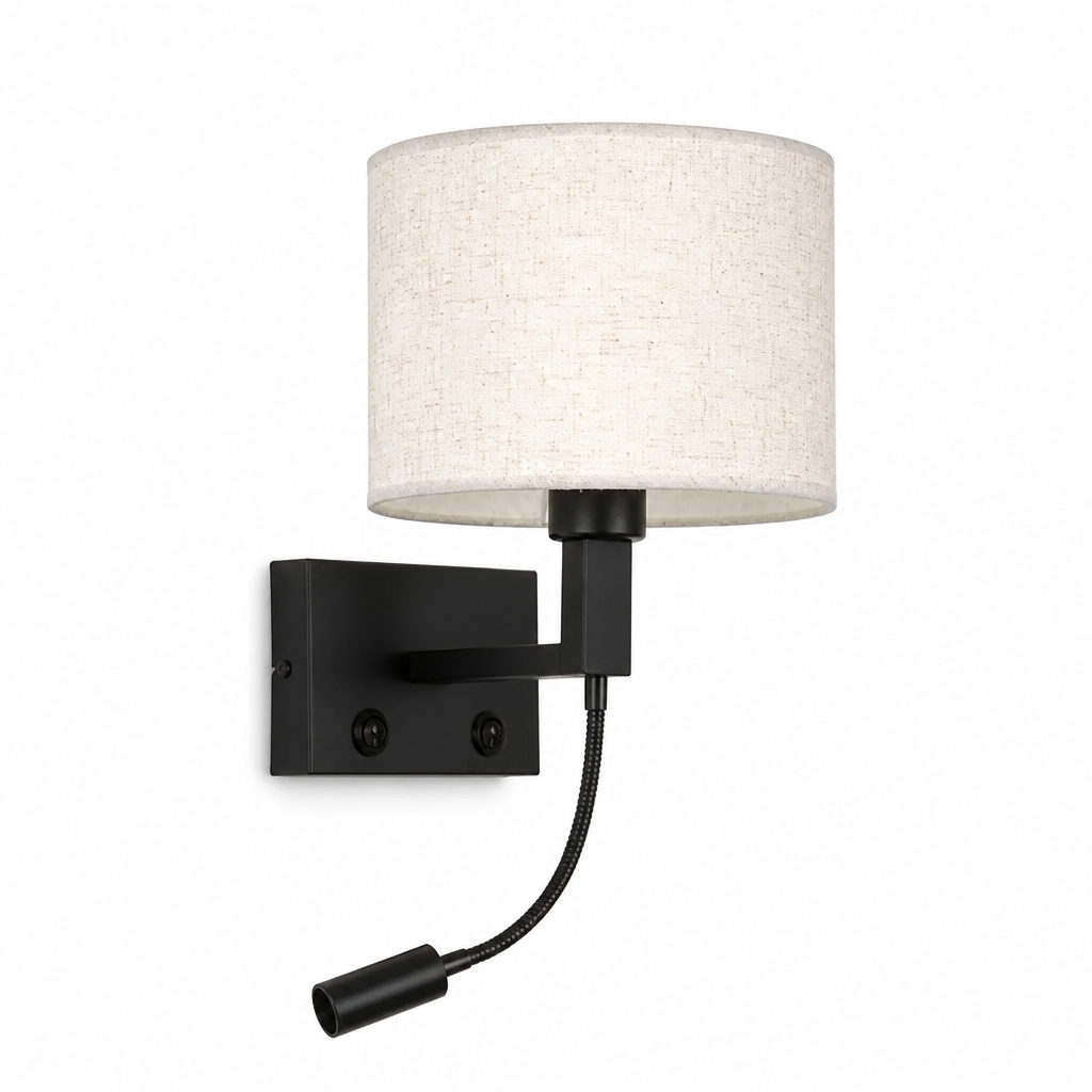 Scandinavian Fabric Adjustable Wall Sconce