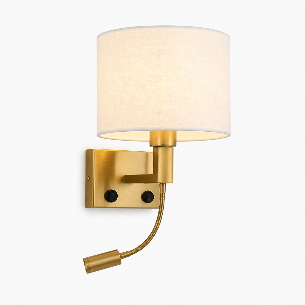 Scandinavian Fabric Adjustable Wall Sconce
