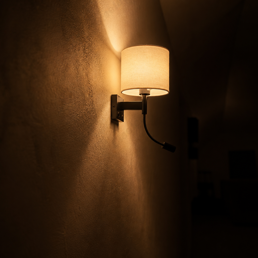 Scandinavian Fabric Adjustable Wall Sconce