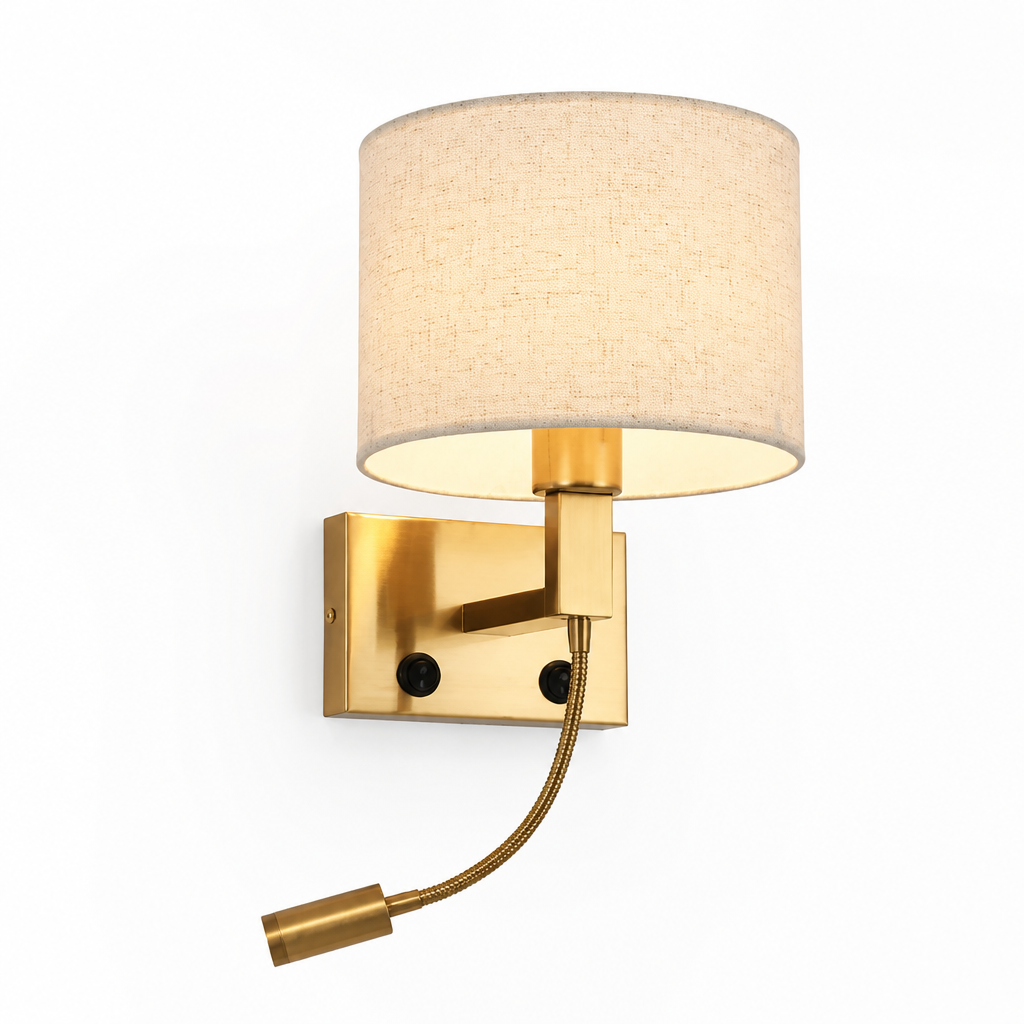 Scandinavian Fabric Adjustable Wall Sconce