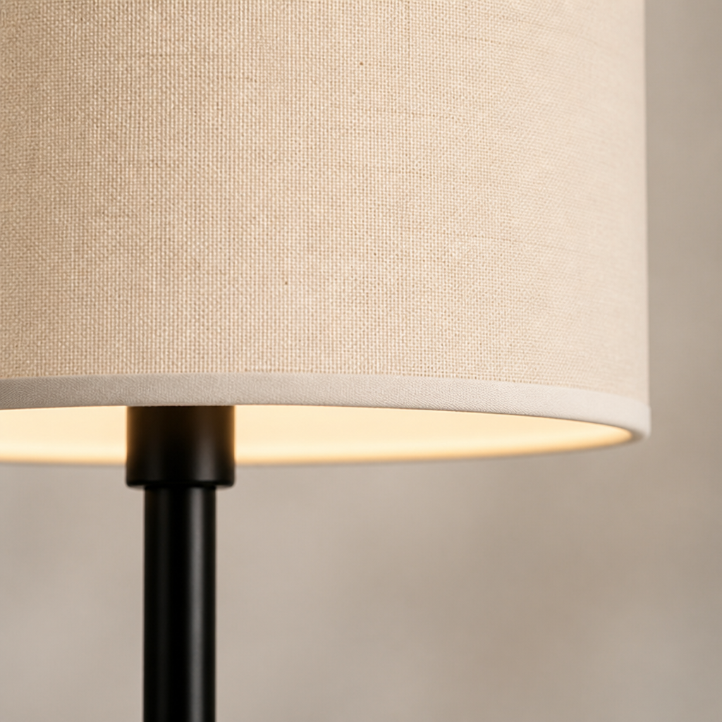 Scandinavian Fabric LED Slim Floor Lamp