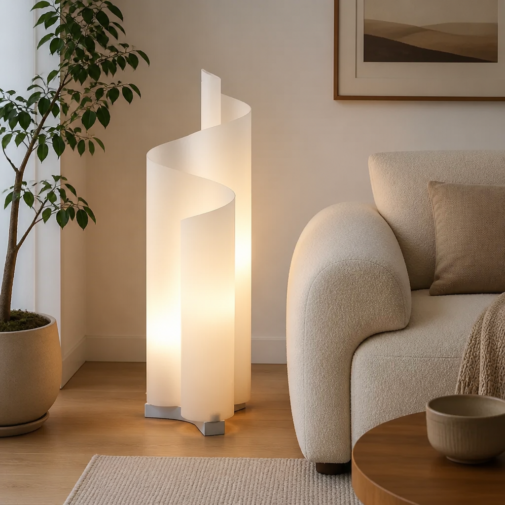 Scandinavian Glacier LED Floor Lamp