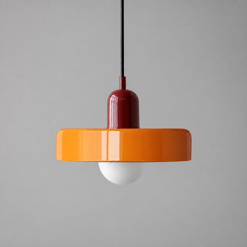 Scandinavian Glass Hand-Blown Pendant Light