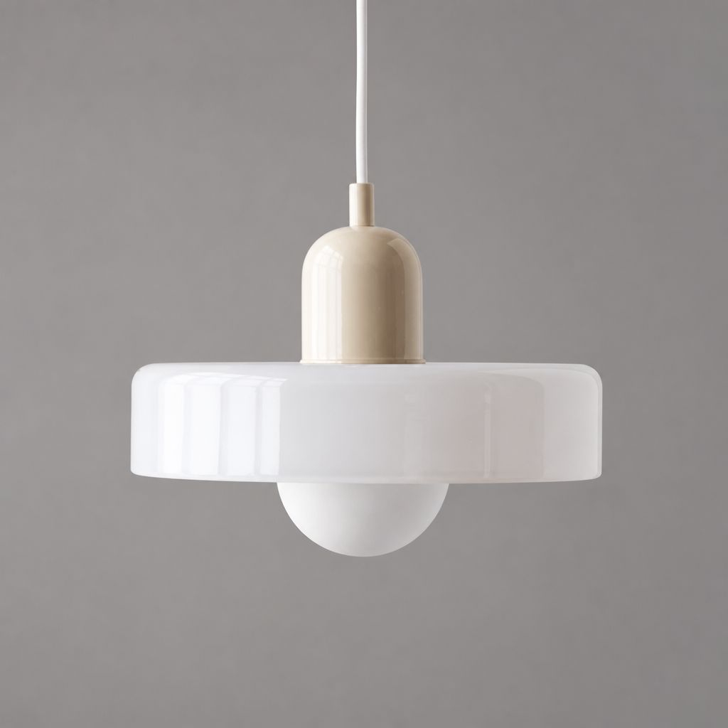 Scandinavian Glass Hand-Blown Pendant Light