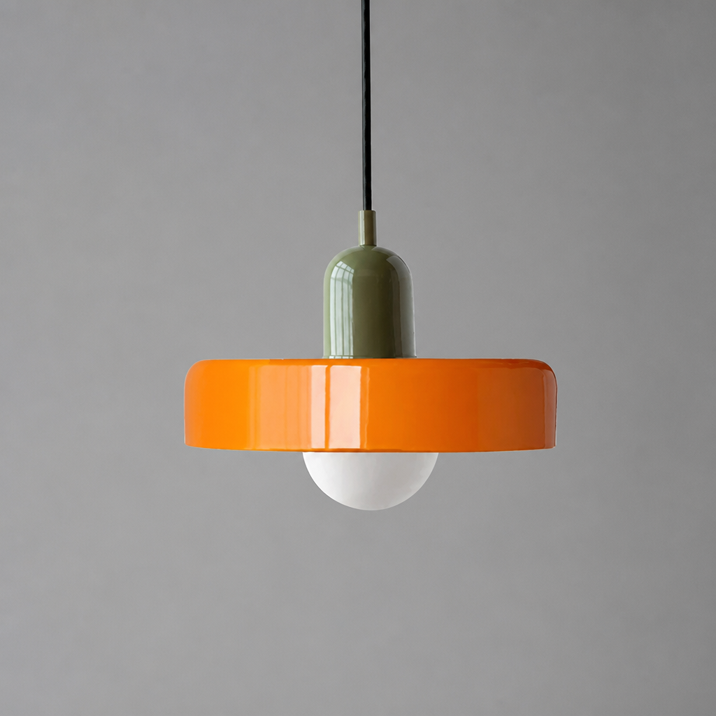 Scandinavian Glass Hand-Blown Pendant Light