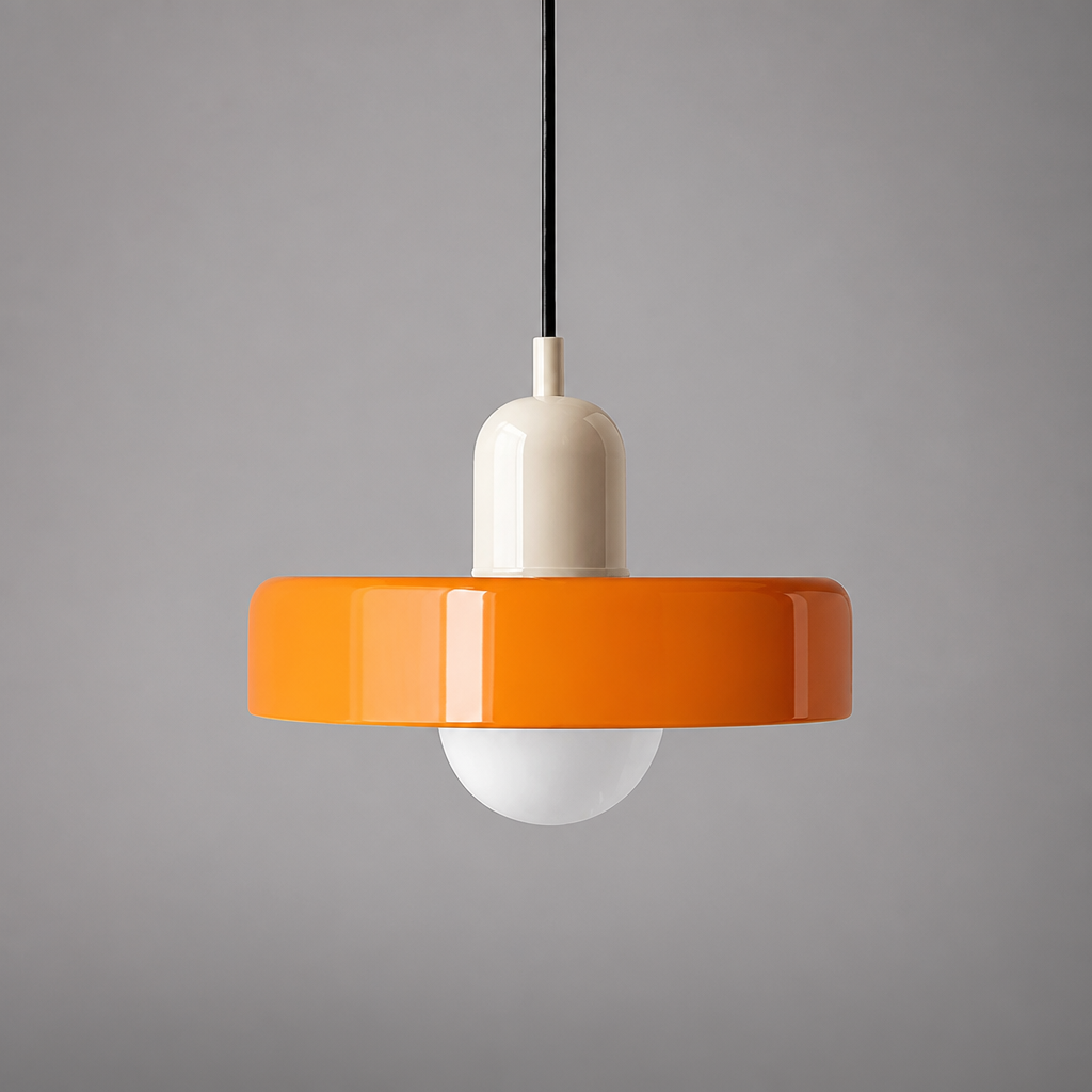 Scandinavian Glass Hand-Blown Pendant Light