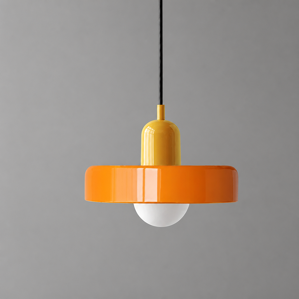 Scandinavian Glass Hand-Blown Pendant Light