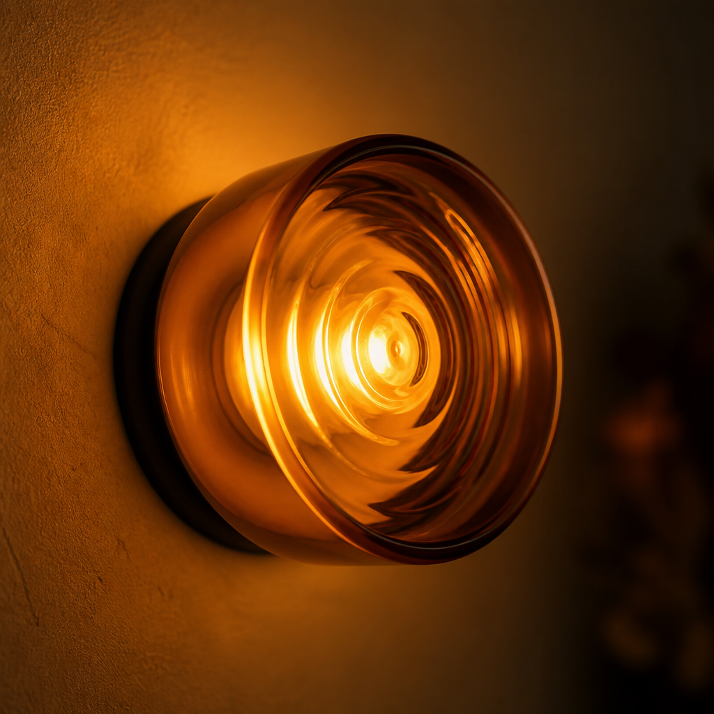Scandinavian Glass LED Mini Wall Sconce